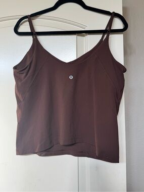 lululemon athletica Brown Spaghetti-Strap Camisole
